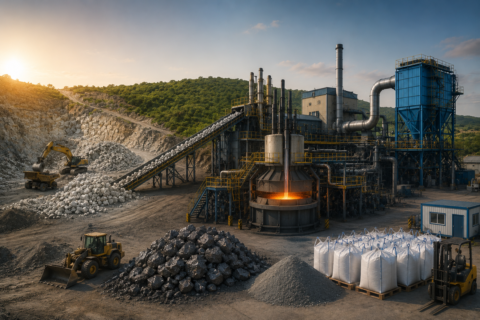 Integrated Ferrosilicon Production